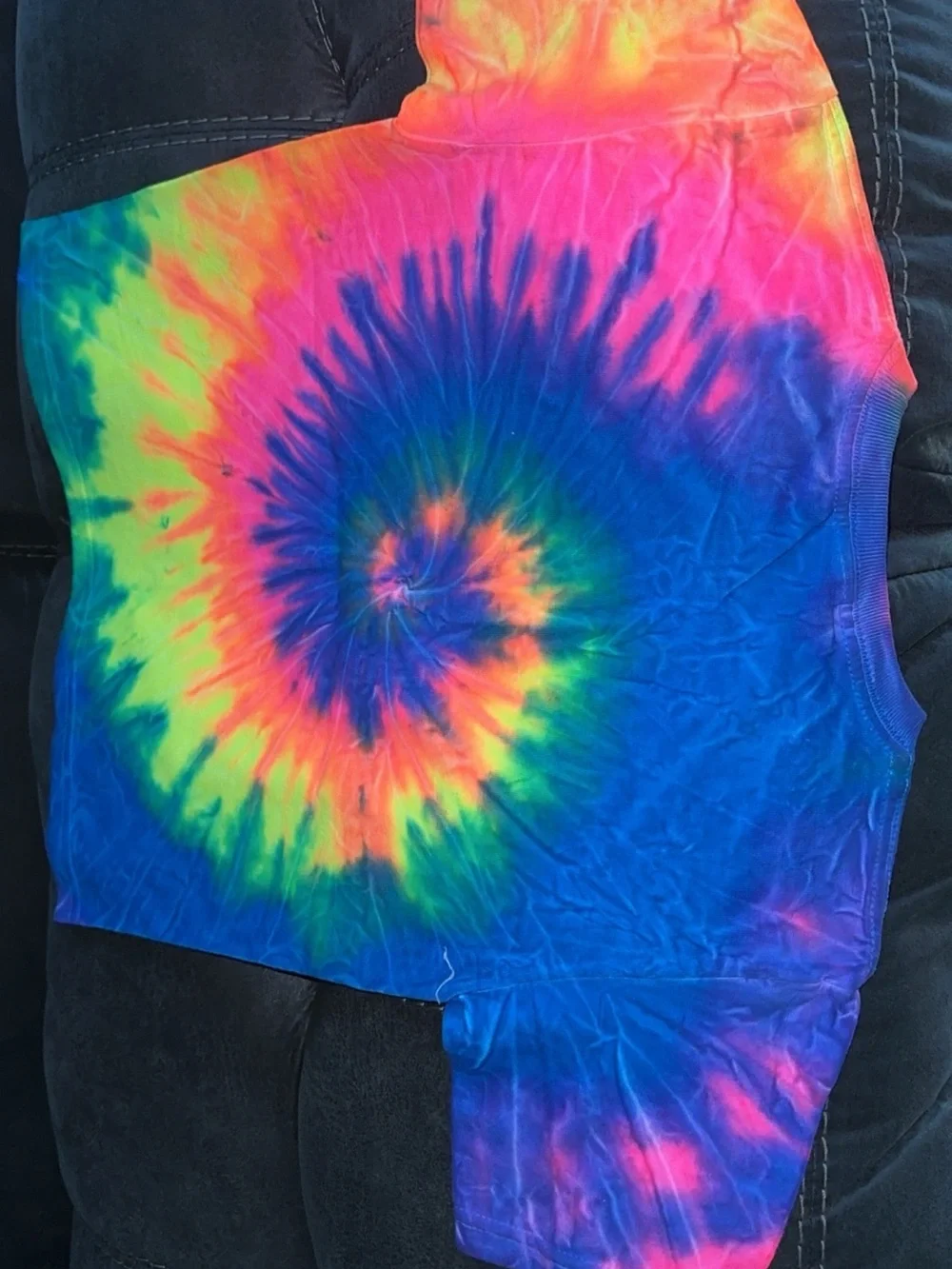 Virginia Beach Tie-Dye Kids Short Sleeve T-Shirt - Multicolor